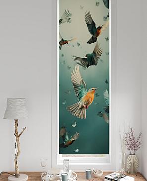 Рулонная штора «Лунмикс - 13 - ширина 47 см» | фото 2