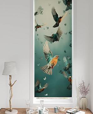 Рулонная штора «Лунмикс - 13 - ширина 57 см» | фото 2