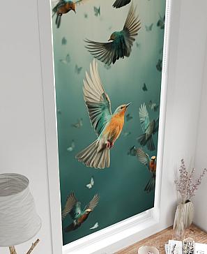 Рулонная штора  «Лунмикс - 13 - ширина 57 см»