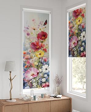 Рулонная штора  «Лунмикс - 12 - ширина 68 см»