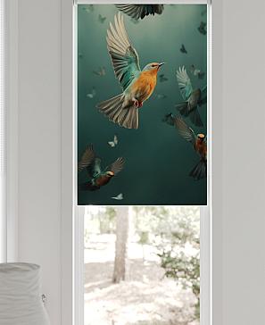 Рулонная штора «Лунмикс - 13 - ширина 68 см» | фото 3