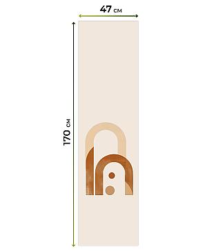Рулонная штора  «Нистан - 112 - ширина 47 см»