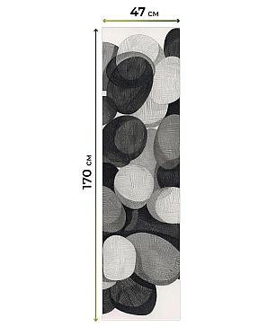 Рулонная штора  «Нистан - 129 - ширина 47 см»