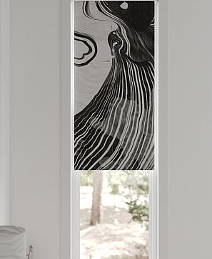 Рулонная штора  «Нистан - 144 - ширина 47 см»