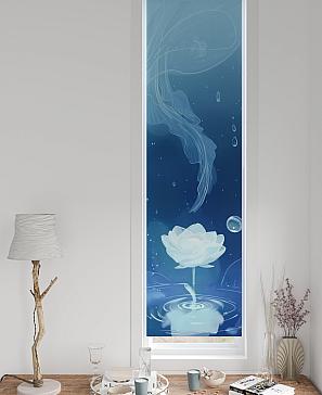 Рулонная штора «Нистан - 157 - ширина 47 см» | фото 3