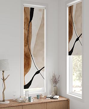 Рулонная штора «Нистан - 169 - ширина 47 см» | фото 2