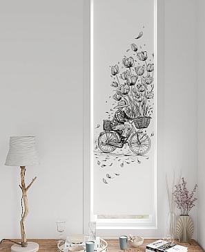 Рулонная штора «Нистан - 173 - ширина 47 см» | фото 3