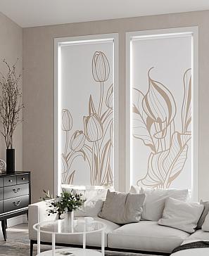 Рулонные шторы «Мастио - 983 - ширина 68 см»