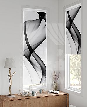 Рулонная штора «Флорко - 102 - ширина 57 см» | фото 2