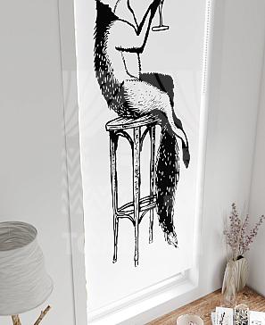 Рулонные шторы «Флорко - 104 - ширина 57 см»