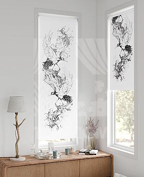 Рулонная штора «Флорко - 106 - ширина 57 см» | фото 2