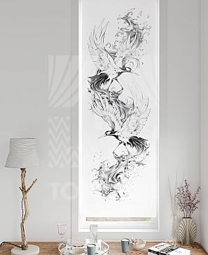 Рулонная штора «Флорко - 106 - ширина 57 см» | фото 3