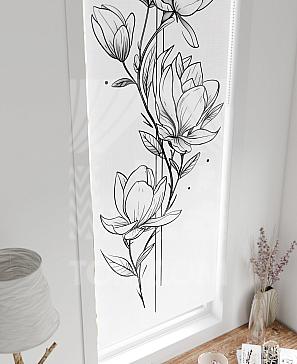 Рулонные шторы «Флорко - 107 - ширина 57 см»