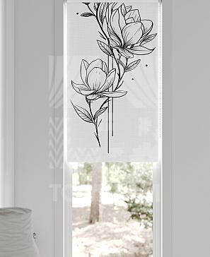 Рулонные шторы «Флорко - 107 - ширина 57 см»