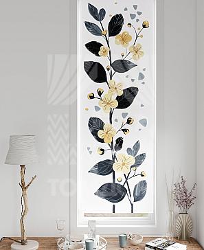 Рулонная штора «Флорко - 108 - ширина 57 см» | фото 3