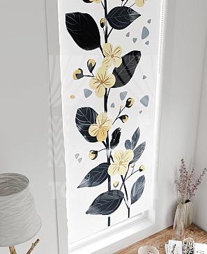 Рулонные шторы «Флорко - 108 - ширина 57 см»