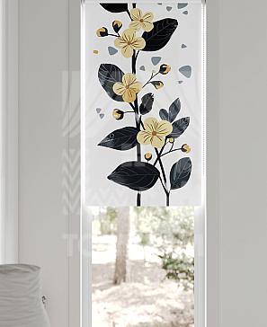 Рулонные шторы «Флорко - 108 - ширина 57 см»