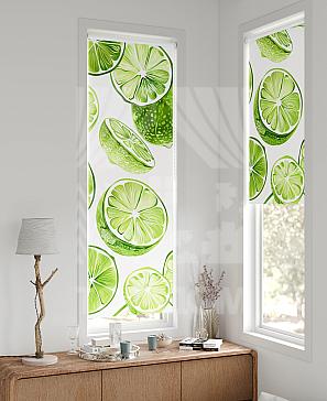 Рулонная штора «Флорко - 109 - ширина 57 см» | фото 2