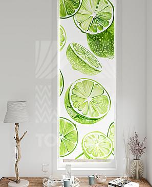 Рулонная штора «Флорко - 109 - ширина 57 см» | фото 3