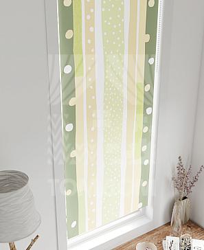 Рулонные шторы «Флорко - 110 - ширина 57 см»