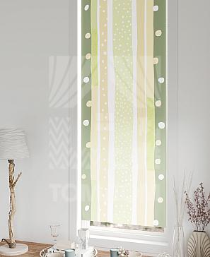 Рулонные шторы «Флорко - 110 - ширина 57 см»