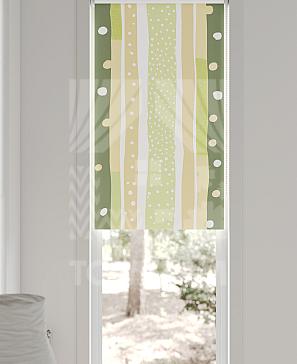 Рулонные шторы «Флорко - 110 - ширина 57 см»