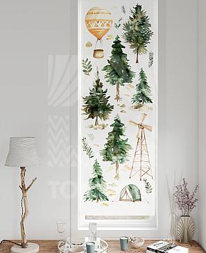 Рулонная штора «Флорко - 111 - ширина 57 см» | фото 3