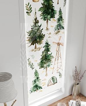 Рулонные шторы «Флорко - 111 - ширина 57 см»