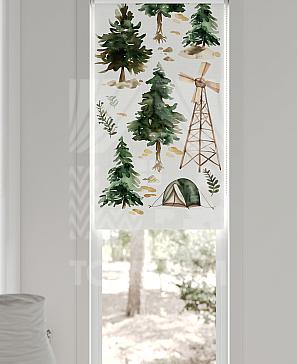 Рулонные шторы «Флорко - 111 - ширина 57 см»