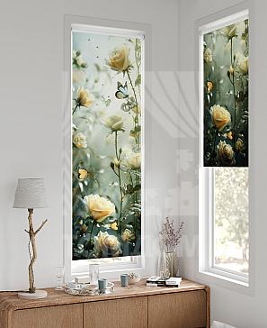 Рулонная штора «Флорко - 116 - ширина 57 см» | фото 2