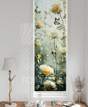 Рулонная штора «Флорко - 116 - ширина 57 см» | фото 3