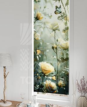 Рулонные шторы «Флорко - 116 - ширина 57 см»