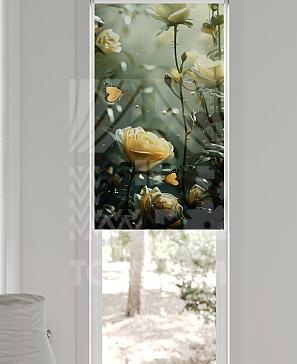 Рулонные шторы «Флорко - 116 - ширина 57 см»