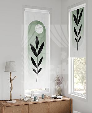 Рулонная штора «Флорко - 118 - ширина 57 см» | фото 2