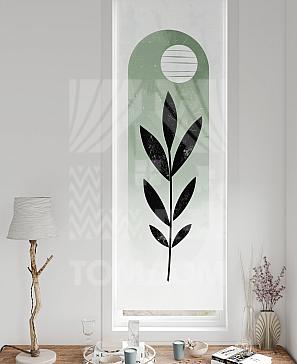 Рулонная штора «Флорко - 118 - ширина 57 см» | фото 3