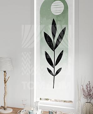 Рулонные шторы «Флорко - 118 - ширина 57 см»