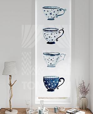 Рулонная штора «Флорко - 122 - ширина 57 см» | фото 3