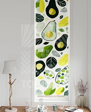 Рулонная штора «Флорко - 124 - ширина 57 см» | фото 3