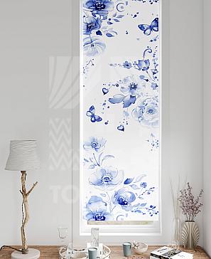 Рулонная штора «Флорко - 126 - ширина 57 см» | фото 3