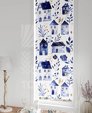 Рулонные шторы «Флорко - 127 - ширина 57 см»