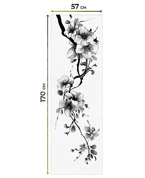 Рулонные шторы «Флорко - 131 - ширина 57 см»