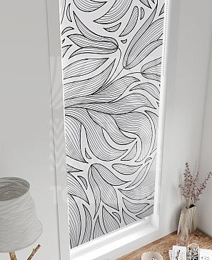 Рулонные шторы «Флорко - 135 - ширина 57 см»