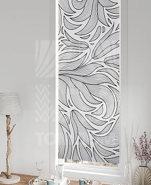 Рулонные шторы «Флорко - 135 - ширина 57 см»