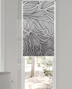 Рулонные шторы «Флорко - 135 - ширина 57 см»