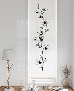 Рулонная штора «Флорко - 137 - ширина 57 см» | фото 3