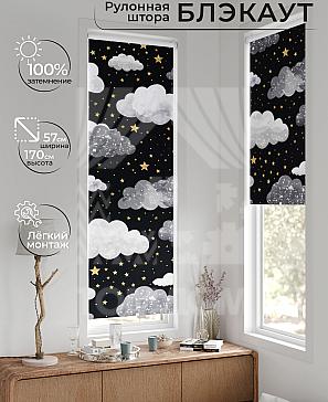 Рулонная штора «Флорко - 138 - ширина 57 см» | фото