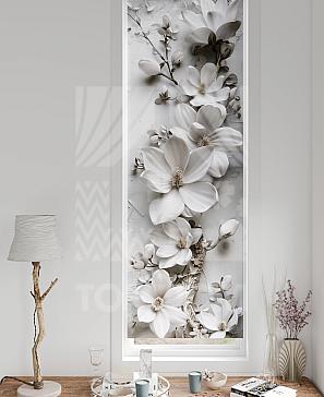 Рулонная штора «Флорко - 142 - ширина 57 см» | фото 3