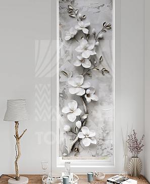 Рулонная штора «Флорко - 144 - ширина 57 см» | фото 3