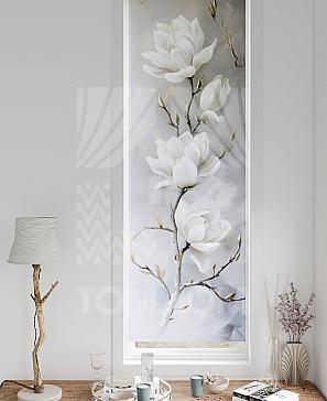 Рулонная штора «Флорко - 147 - ширина 57 см» | фото 3