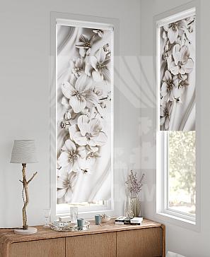 Рулонная штора «Флорко - 148 - ширина 57 см» | фото 2